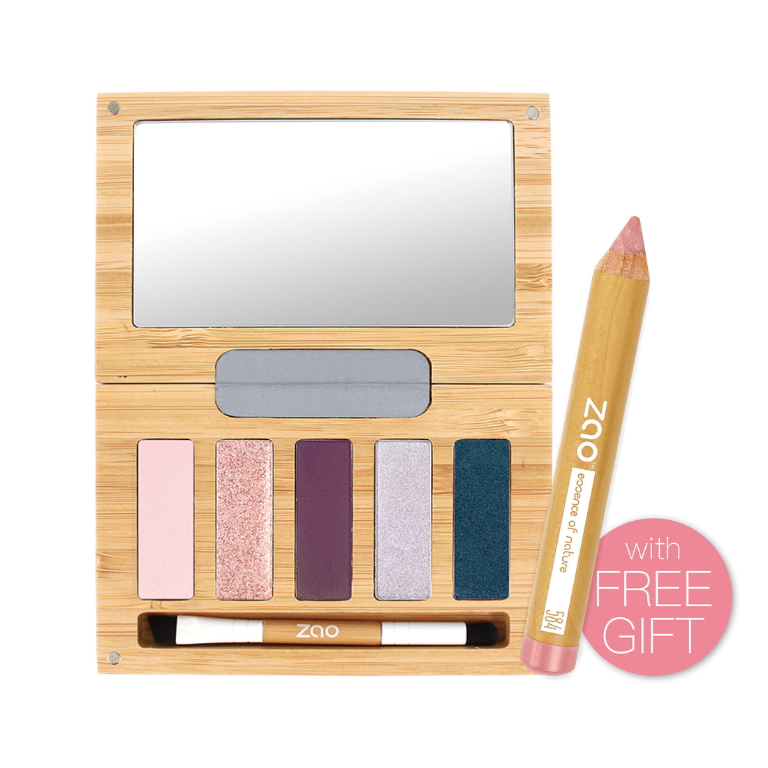 夜空玫瑰5色礦物眼影盤 Night & Roses Palette